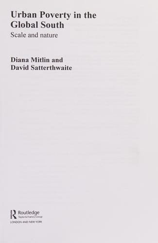 Urban poverty in the global South: scale and nature
