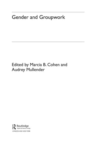 Gender and groupwork