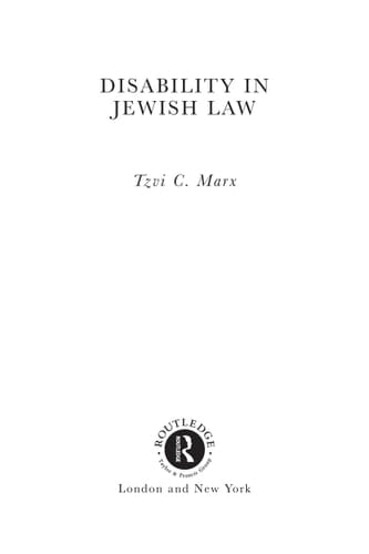 Disability in Jewish law