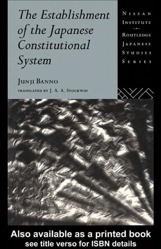 Establishment of the Japanese Constitutional System
