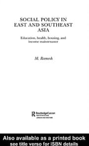 Social Policy In East And Southeast Asia