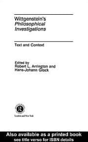Wittgenstein's Philosophical Investigations: Text and Context