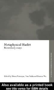 Metaphysical Hazlitt