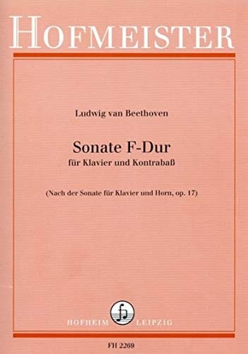 BEETHOVEN - Sonata Op. 17 en Fa Mayor para Contrabajo y Piano (Bunya)