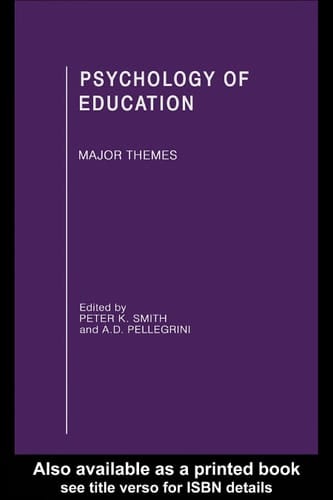 Psychology of education: major themes : The school curriculum