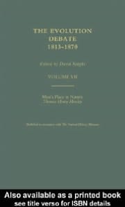 Man's Place In Nature, 1863