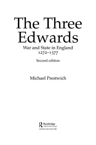 Three Edwards: War and State in England 1272-1377