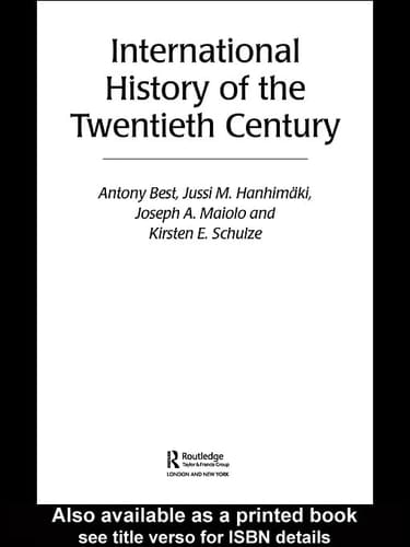 International History of the Twentieth Century