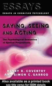 Saying, Seeing and Acting: The Psychological Semantics of Spatial Prepositions