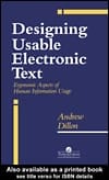 Designing Usable Electronic Text
