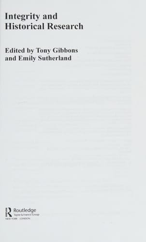 Integrity and historical research