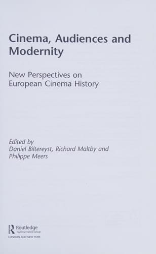 Cinema Audiences and Modernity: An Introduction