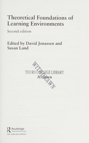 Theoretical foundations of learning environments