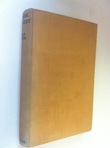 Greek Tragedy: A Literary Study