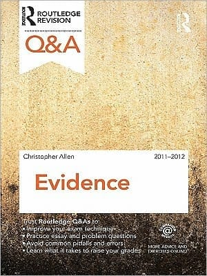 Q&A Evidence 2011-2012