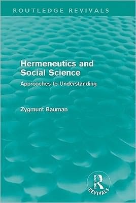 Hermeneutics and Social Science (Routledge Revivals) : Approaches to Understanding