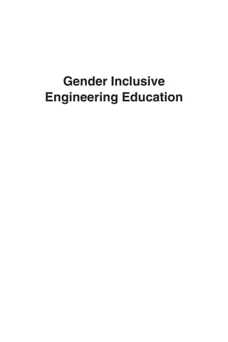 Gender inclusive engineering education