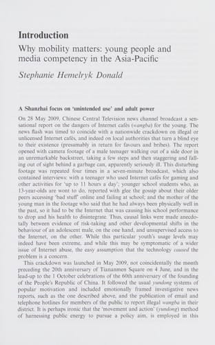 Youth, society, and mobile media in Asia