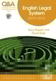 Q&A English Legal System 2009-2010