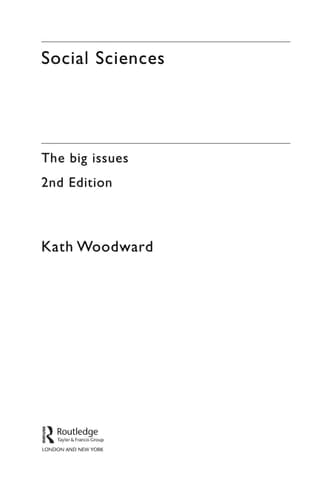 Social sciences: the big issues