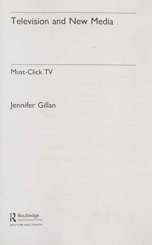 Television & new media: must-click tv