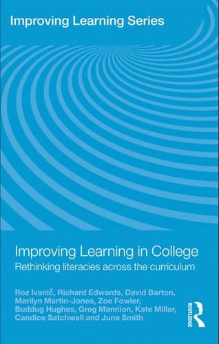 Improving learning at college: rethinking literacies across the curriculum