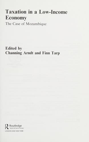 Taxation in a low-income economy: the case of Mozambique