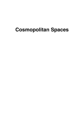 Cosmopolitan spaces: Europe, globalization, theory