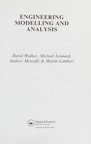 Engineering Modelling and Analysis