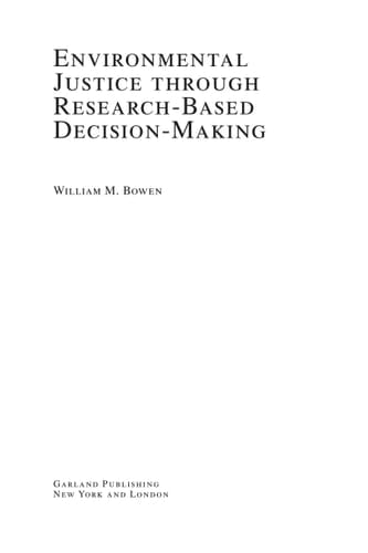 Environmental Justice