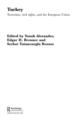 Turkey: terrorism, civil rights and the European Union