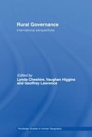 Rural Governance: International Perspectives