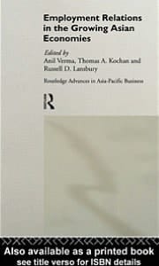 Employment Relations in the Growing Asian Economies