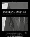 European Business: Policy Challenges for the New Commercial Environment