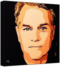 Sam Derence - Pop Art Print (Comic Effect) 50 x 50 x 2 cm Large Square Deep Box Canvas