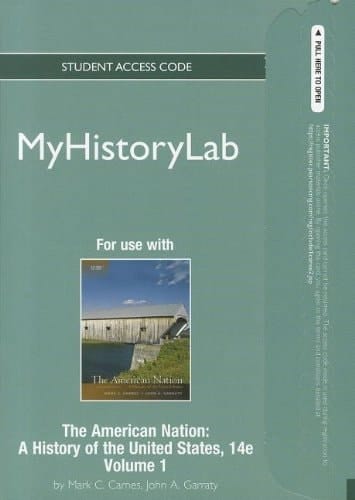 The American Nation Myhistorylab Student Access Code Card