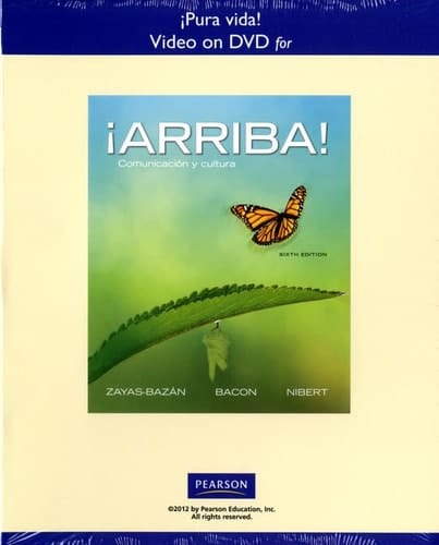 Video DVD (Pura Vida) for ¡Arriba!: Comunicación y cultura