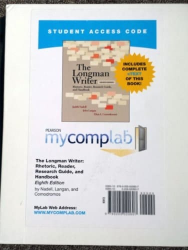 MyCompLab with Pearson eText -- Standalone Access Card -- for The Longman Writer (8th Edition)