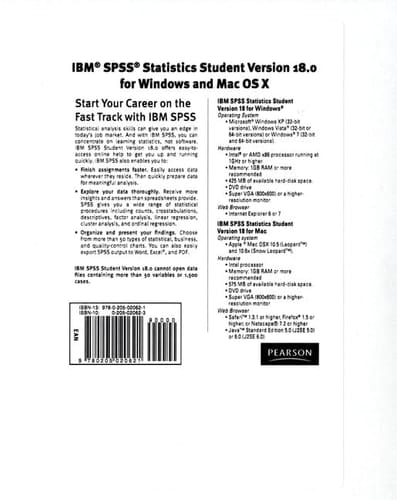 SPSS Student Version 18.0 (Standalone)