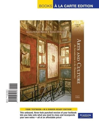 Arts and Culture: An Introduction to the Humanities, Volume 1 (Books a la Carte)