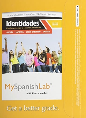 MySpanishLab with Pearson eText -- Access Card -- for Identidades (multi semester access) (3rd Edition)