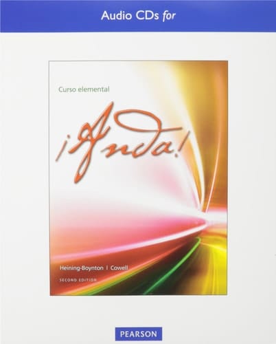 Text Audio CDs for ¡Anda! Curso elemental