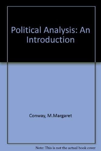 Political analysis: An introduction