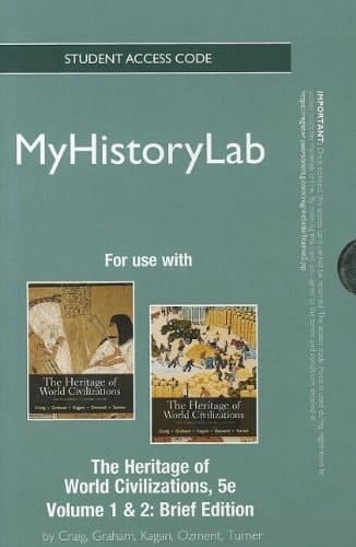 The Heritage of World Civilizations New Myhistorylab Standalone Access Card