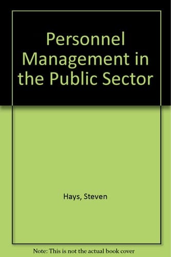 Personnel Management in the Public Sector