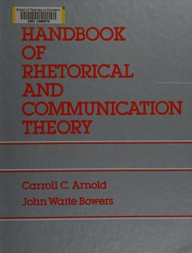 Handbook of Rhetorical and Communication Theory