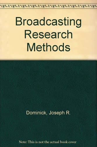 Broadcasting research methods