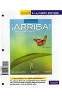 Arriba!: Comunicacion y cultura: Books a La Carte
