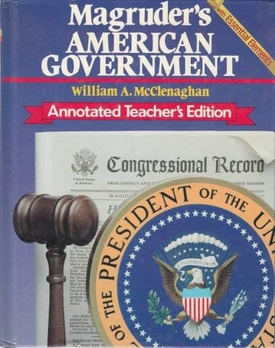 Magruder's American Government Annotated Teacher's Editions (Magruder's America Government)