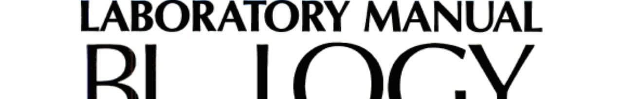 Laboratory Manual Biology